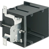 Switch/Outlet Box, 2-Gang, Depth: 3.875