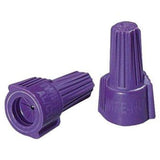 Twister® Al/Cu Wire Conn, Model 65 Purple,2/Card By Ideal 30-065