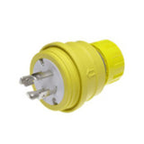Locking Plug, 30A, 3PH 480V, 3P4W, Wetguard By Woodhead 28W76