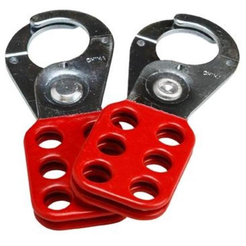 1" Red Safety Lockout Hasp - 2 per Pack *** Discontinued ***