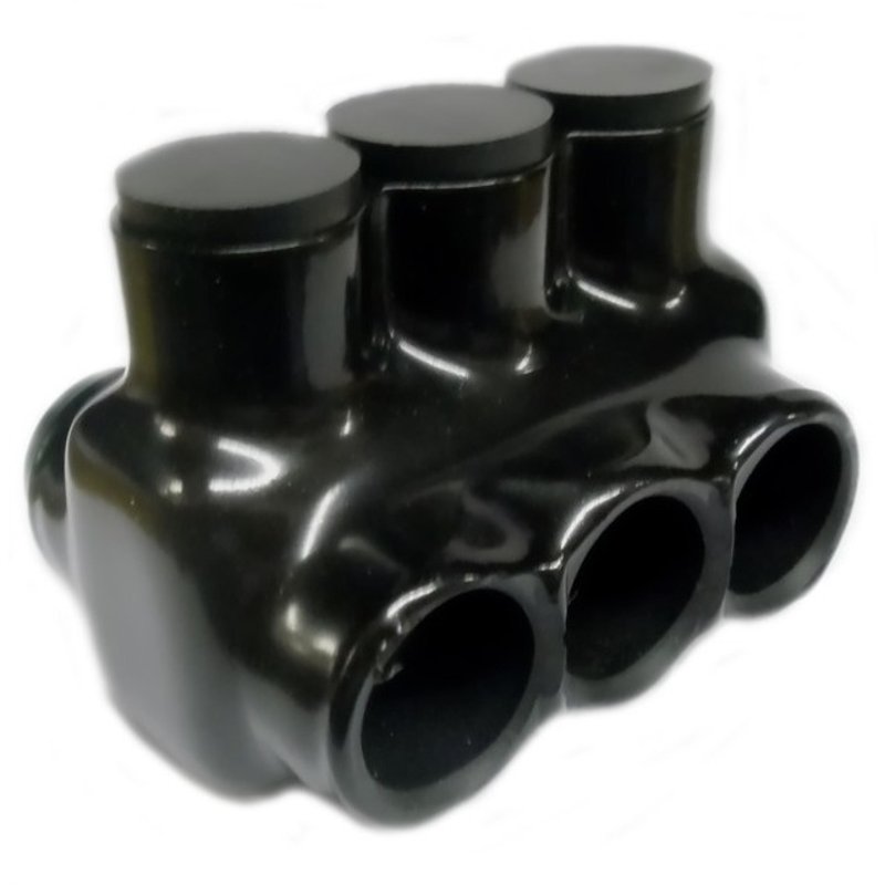 Multi Tap Connector Computer Insulated Multi-Tap Connector, 2-Sided, 3-Port, 4 AWG - 500 MCM By NSI ...