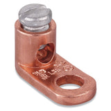 Locktite Cone Screw Lug, 4 To 2/0 AWG Copper Conductor, 3/8 IN Stud By Thomas & Betts 71010-TB