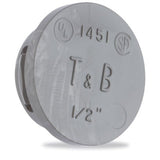 2 IN Non Metallic Knockout Plug, Thermoplastic, Use With Rigid/IMC By Thomas & Betts 1456