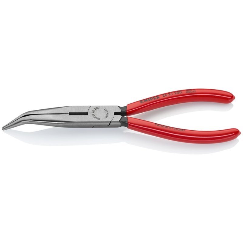 8" Angled Long Nose Pliers