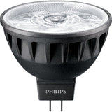 6.5W MR16 LED Lamp, 30K By Philips Lighting 6.5MR16/LED/F25/930/D/EC/12V T20 10/1FB