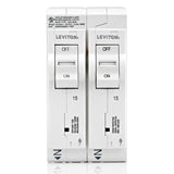 SPD (2) 1-Pole Thermal Magnetic Breakers, 15A By Leviton Load Centers LSPD1T