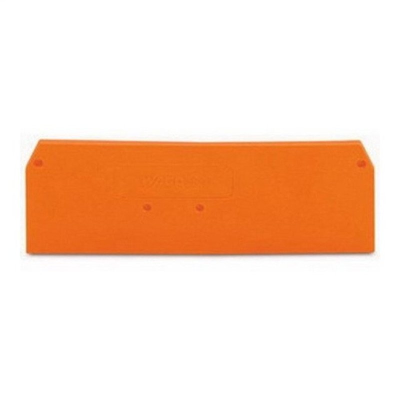 End And Intermediate Plate; 2.5 Mm Thick; Orange