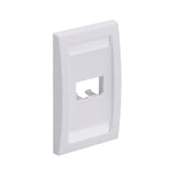 1-Gang Faceplate, 2-Port, Box Mount, Off-White By Panduit CFPE2IWY