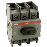 Non-Fused Disconnect, 30 Amp, 3-Pole, Base and DIN Rail Mounted By ABB OT30F3