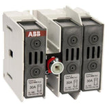 Disconnect Switch, Fused, 30A, 3P, 600VAC, Base/DIN Rail Mount By ABB OS30FAJ12