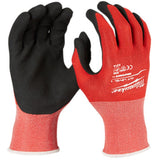 12 PK Cut Level 1 Nitrile Dipped Gloves, Large By Milwaukee 48-22-8902B