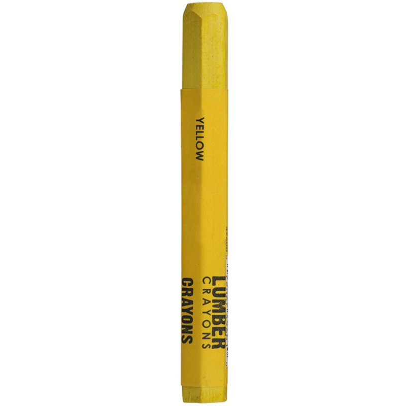 Yellow Lumber Marking Crayons
