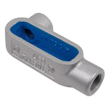 BlueKote Type LL Conduit Body, 3/4 IN Hub, Form 7, 6.6 cu-in, Gray By Thomas & Betts LL27