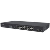 16-Port Gigabit Ethernet PoE+ Switch By Intellinet Network Solutions 561419