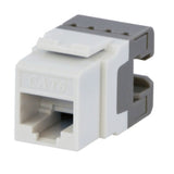 CAT6A Snap-In Jacks, White (10PK) By DataComm Electronics 20-3426A-WH-10