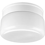 Drum Fixture, 2-Light, 60W, White By Progress Lighting P3518-30