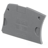 Terminal Block, Snap-On End Section, Type: ES4, Gray, 2.2mm. By Entrelec 1SNK 505 910 R0000