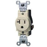 20A Commercial Grade Single Receptacle, 5-20R, Light Almond By Leviton 5801-T