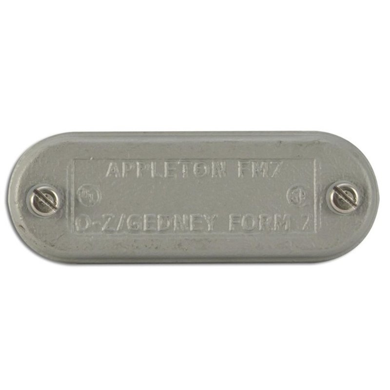 Conduit Body Cover, 1", Form 7, Iron Alloy