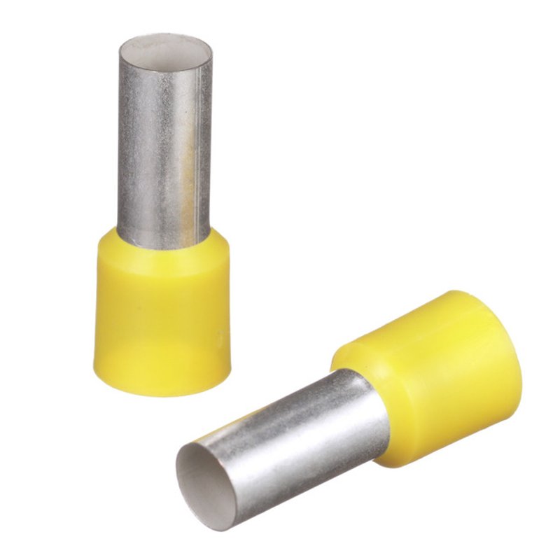 Insulated Ferrule, 4 AWG, Yellow, 3/4" Wire Strip Length