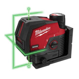 M12™ Green Cross Line and Plumb Points Laser By Milwaukee 3622-20