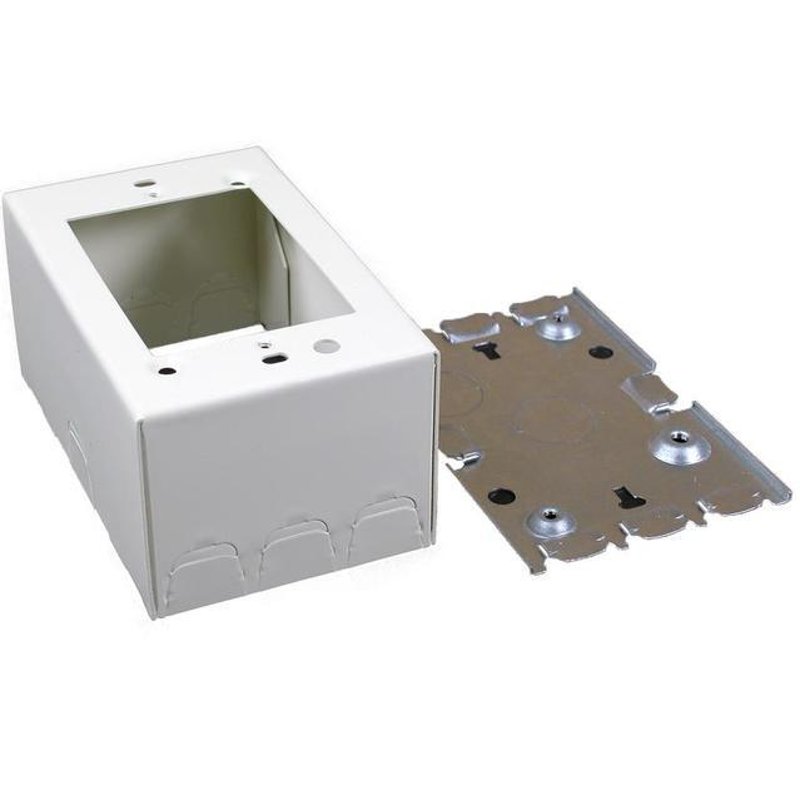 Deep Switch/Receptacle Box, 1-Gang, 500/700 Series, Ivory