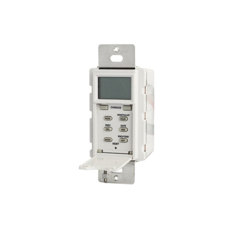 Astro Wall Switch Timer, 7-day, 3-Way, 15A, 120/277V, White