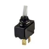 Toggle Switch, SPST, Maintained - Illuminated Red By NSI Tork 78040TQ