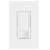 Occupancy Sensor Dimmer, 600/150W, Maestro, White By Lutron MSCL-OP153MH-WH