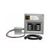 Manual Transfer Switch, 30A, 10 Space, Outdoor Inlet, Breaker Incl. By Generac 6854
