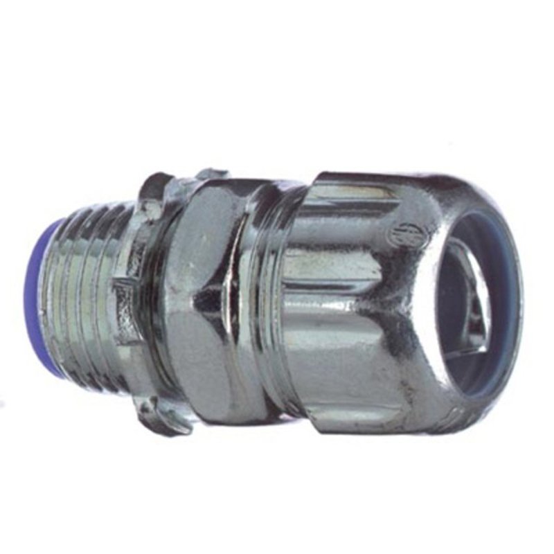 Liquidtight Connector, Straight, 3", Insulated, Steel