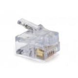 Modular Plug, EZ-RJ12/11, Unshielded, Solid Cable, Unshielded, Cat 5e By Platinum Tools 100026C