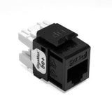 Snap-In Connector, Cat 5e+, Black By Leviton 5G110-RE5