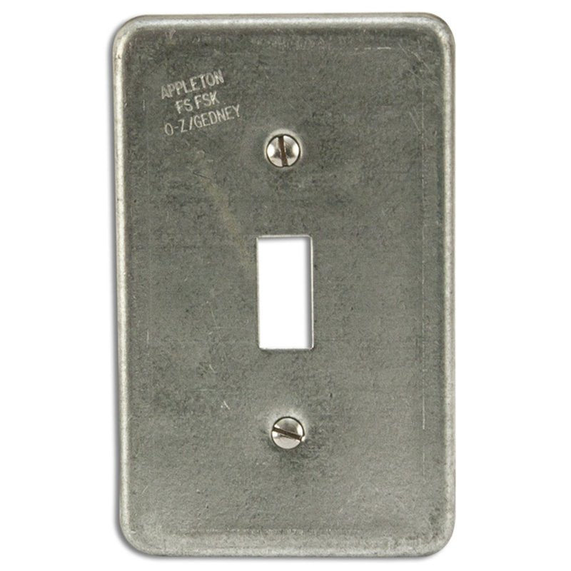 Toggle Switch Cover, 1-Gang, Steel