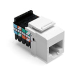 Snap-In Connector, QuickPort, Category 3, 8P8C, White  By Leviton 41108-RW3