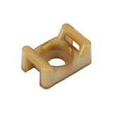 Cable Tie Mount, Brown, PEEK, 0.64 x 0.43