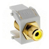 Yellow Rca To F-connector Wh (m20) By ON-Q WP3465-WH