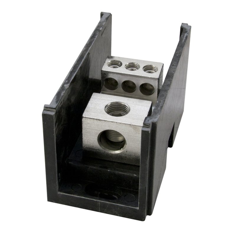 350 MCM to 14 AWG, 1-Pole, Connector Block