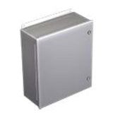 Junction Box, Continuous Hinge Cover With Quarter Latch, NEMA 4, 12 x 10 x 8