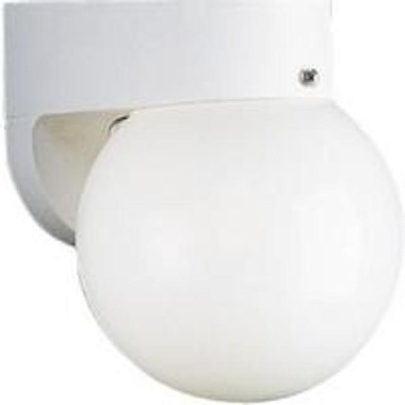 1 Light Outdoor Wall Lantern, White