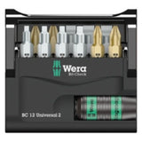 Carded Bit Check 12 Universal 2-11 Bits By Wera Tools 05136387001