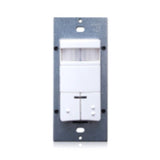 Dual Circuit Occupancy Sensor, PIR, White By Leviton ODS0D-IDW