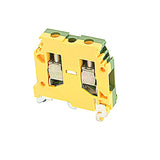 Terminal Block, Ground, 8mm, Type: 6/8.P, Green/Yellow By Entrelec 0165 114.17