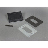 Floor Box Cover, 1-Gang, Type: Decora/GFCI, Black, Non-Metallic By Wiremold 828PRGFI-BLK