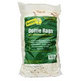 White Knit Rags, Medium Weight - 2lb Bag By Dottie RGZ2