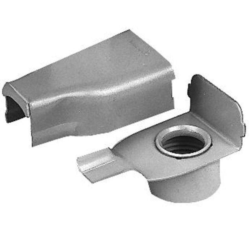 Raceway Feale Elbow Box Connector, 1/2, Ivory, 500/700 Series