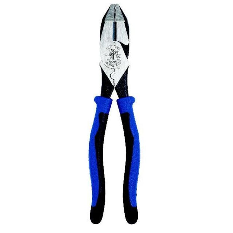 Side Cut/Crimping Pliers, 9-1/2", High Leverage