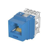 UTP RJ45 Cat 6 Punchdown Keystone Jack Module, Blue By Panduit NK688MBU-Q