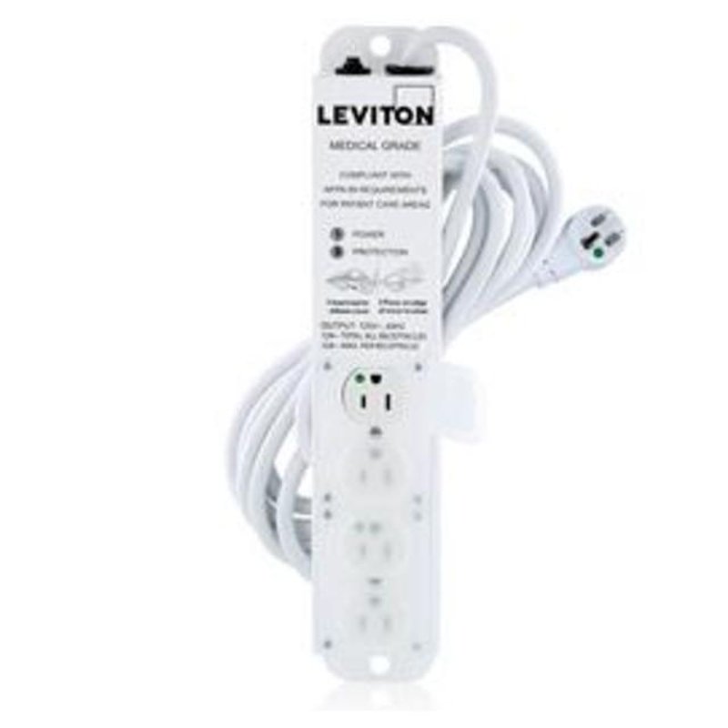 15A, 120V, 4 Outlet Power Strip, 15ft Cord