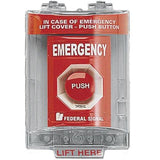 Control Station, Emergency Stop, 1NO/NC, Red Twist Release By Federal Signal PSEMSC-R